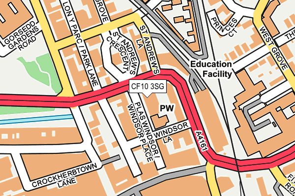 CF10 3SG map - OS OpenMap – Local (Ordnance Survey)