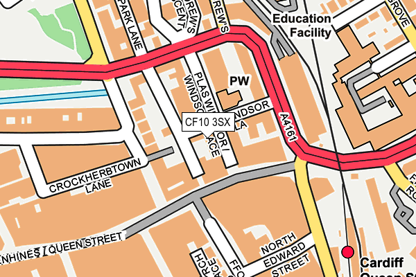 CF10 3SX map - OS OpenMap – Local (Ordnance Survey)