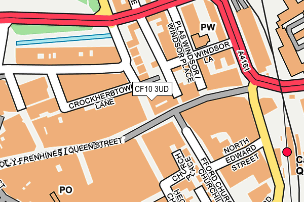 CF10 3UD map - OS OpenMap – Local (Ordnance Survey)