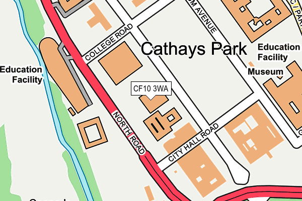 CF10 3WA map - OS OpenMap – Local (Ordnance Survey)