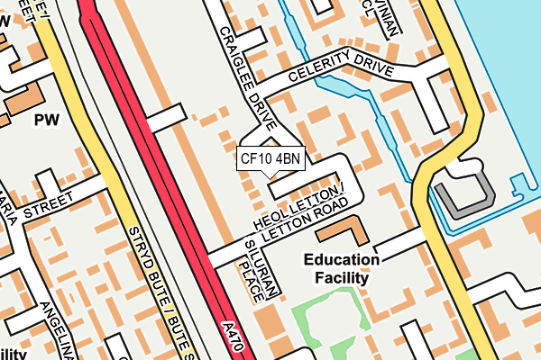 CF10 4BN map - OS OpenMap – Local (Ordnance Survey)