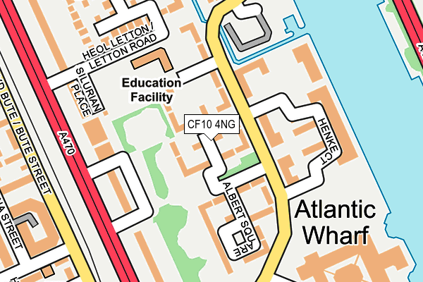 CF10 4NG map - OS OpenMap – Local (Ordnance Survey)