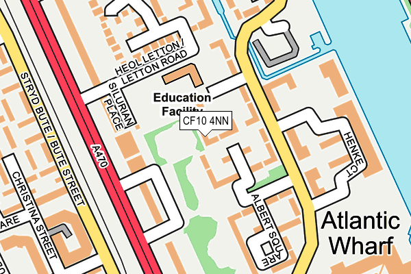 CF10 4NN map - OS OpenMap – Local (Ordnance Survey)