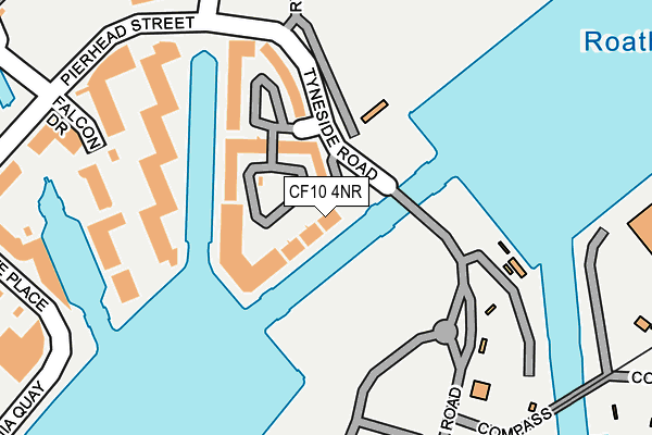 CF10 4NR map - OS OpenMap – Local (Ordnance Survey)