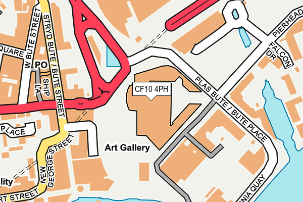 CF10 4PH map - OS OpenMap – Local (Ordnance Survey)