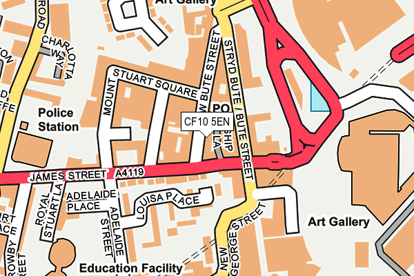 CF10 5EN map - OS OpenMap – Local (Ordnance Survey)