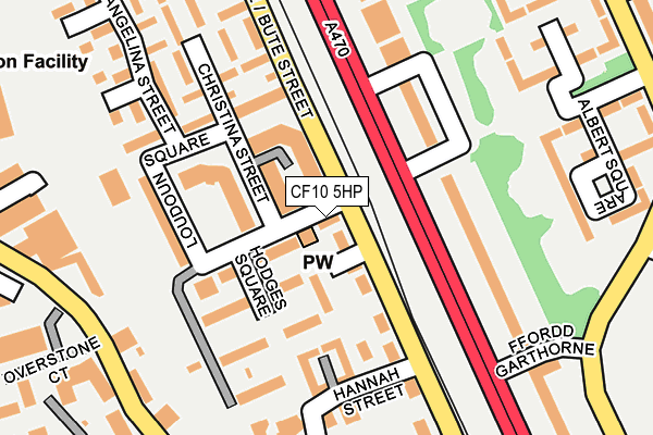 CF10 5HP map - OS OpenMap – Local (Ordnance Survey)