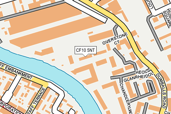 CF10 5NT map - OS OpenMap – Local (Ordnance Survey)