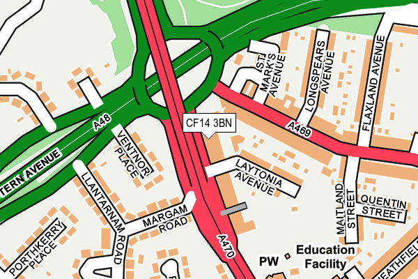 Map of G.A. PARKS AND ASSOCIATES LTD at local scale