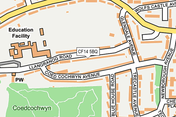 Map of THE CWTCH-POD COMPANY LTD at local scale