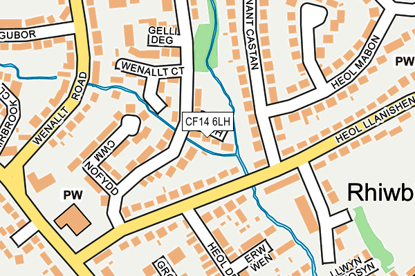 Map of TOMLEW LTD at local scale