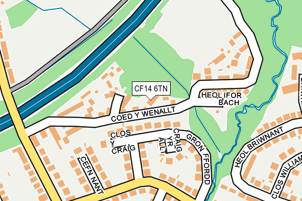 Map of WENALLT HOMES LIMITED at local scale