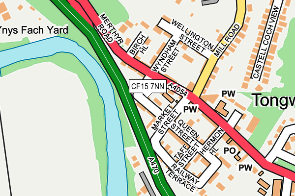 CF15 7NN map - OS OpenMap – Local (Ordnance Survey)