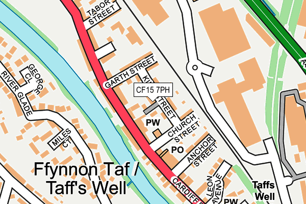 Map of TAFFS WELL 1963 LIMITED at local scale
