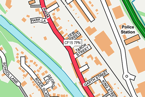 CF15 7PN map - OS OpenMap – Local (Ordnance Survey)