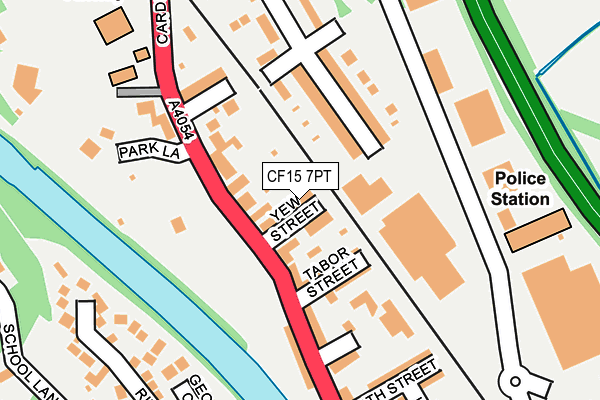 CF15 7PT map - OS OpenMap – Local (Ordnance Survey)