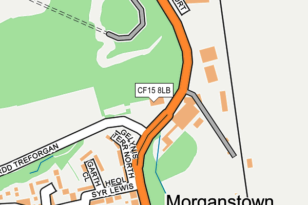 Cf15 8lb Maps Stats And Open Data, Springfield Gardens Morganstown Postcode
