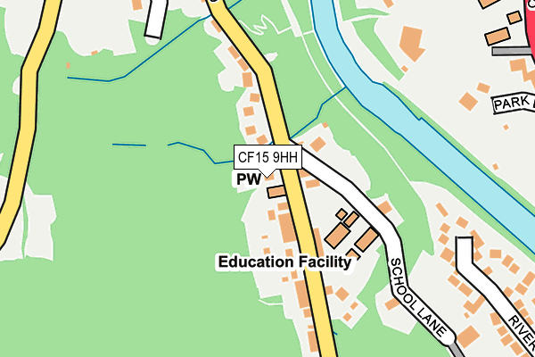 Map of GARTH MOUNTAIN PUB COMPANY LTD at local scale