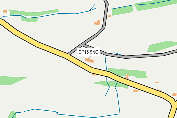 CF15 9NQ map - OS OpenMap – Local (Ordnance Survey)