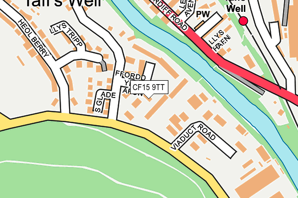 Map of GARTH TRAINING & EVENTS LTD at local scale