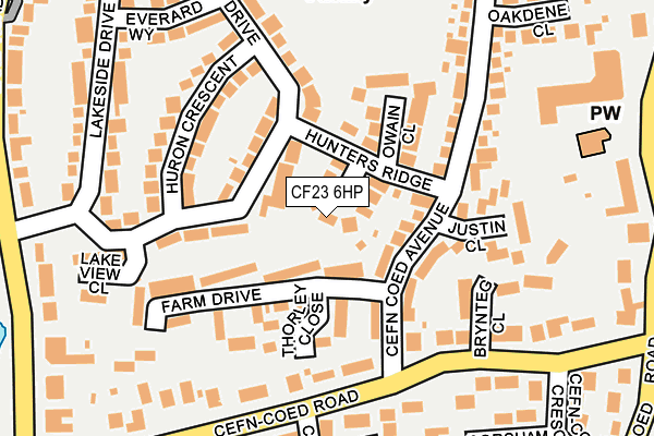 CF23 6HP maps, stats, and open data