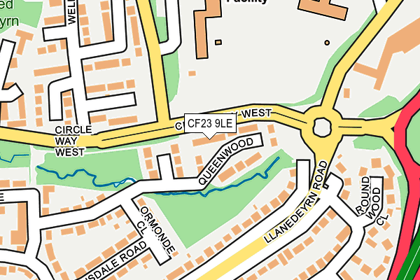 Map of HENBY LTD at local scale