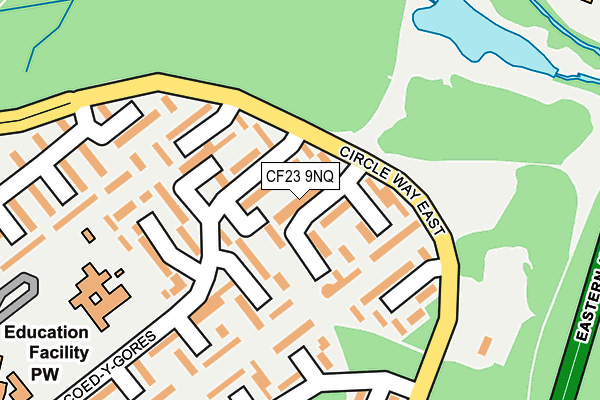 CF23 9NQ map - OS OpenMap – Local (Ordnance Survey)