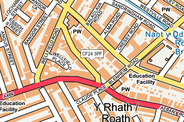 Map of PENYLAN MANAGEMENT LTD at local scale