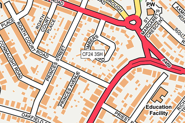 Map of JJ MEDIA FACILITIES LIMITED at local scale