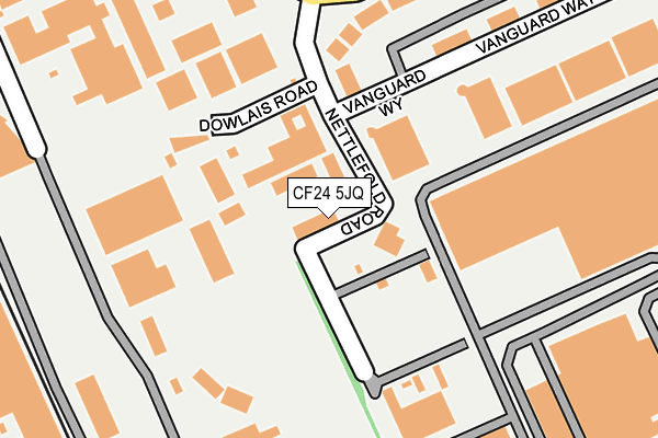 Map of CARDIFF DRAIN CLEANING COMPANY LIMITED at local scale