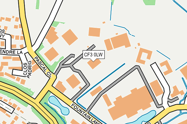 Map of CARDIFF PARKWAY DEVELOPMENTS LIMITED at local scale