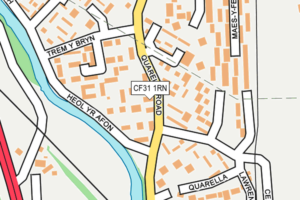 CF31 1RN map - OS OpenMap – Local (Ordnance Survey)