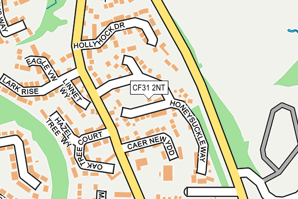 CF31 2NT map - OS OpenMap – Local (Ordnance Survey)