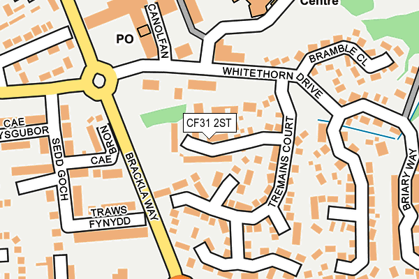 CF31 2ST map - OS OpenMap – Local (Ordnance Survey)