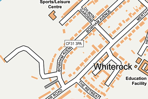 Map of STEELS MANAGEMENT LIMITED at local scale