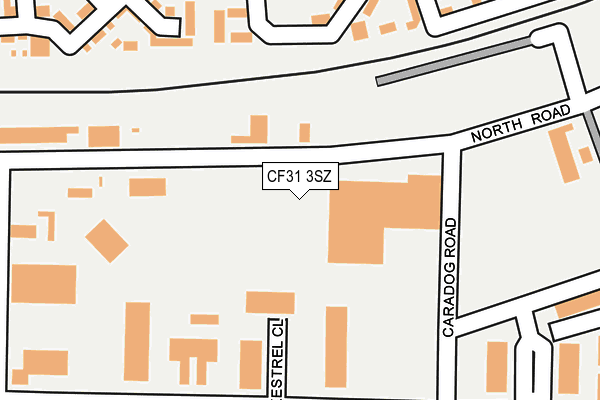 CF31 3SZ map - OS OpenMap – Local (Ordnance Survey)
