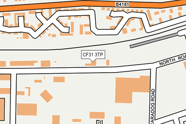 CF31 3TP map - OS OpenMap – Local (Ordnance Survey)