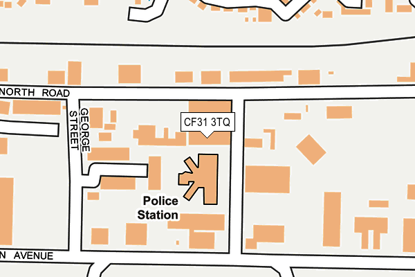 CF31 3TQ map - OS OpenMap – Local (Ordnance Survey)