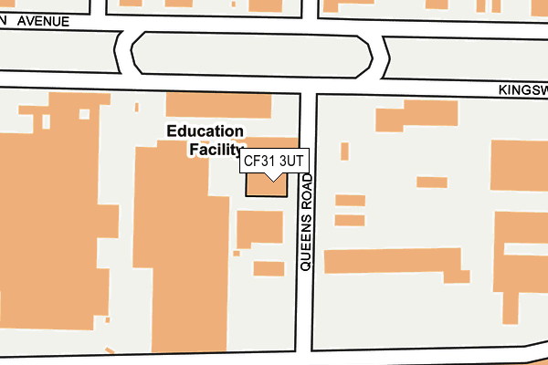 CF31 3UT map - OS OpenMap – Local (Ordnance Survey)