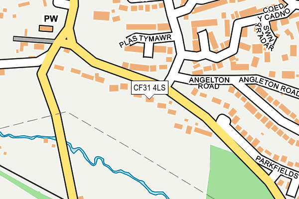 CF31 4LS map - OS OpenMap – Local (Ordnance Survey)