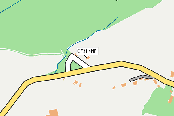 CF31 4NF map - OS OpenMap – Local (Ordnance Survey)