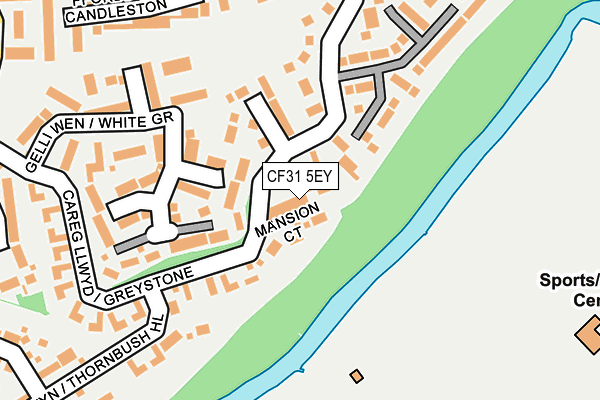 CF31 5EY map - OS OpenMap – Local (Ordnance Survey)