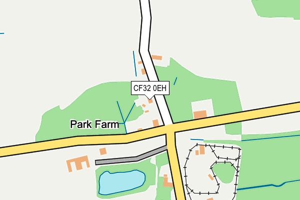 CF32 0EH map - OS OpenMap – Local (Ordnance Survey)