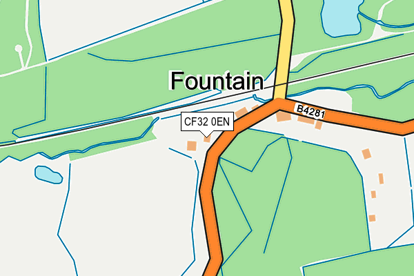 CF32 0EN map - OS OpenMap – Local (Ordnance Survey)