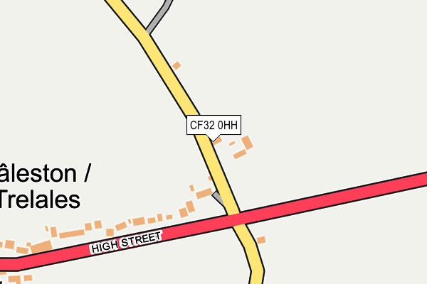 CF32 0HH map - OS OpenMap – Local (Ordnance Survey)