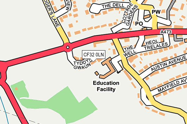 Map of UPDEANE LTD at local scale