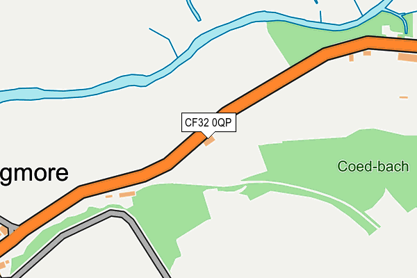 CF32 0QP map - OS OpenMap – Local (Ordnance Survey)