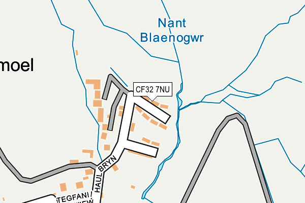CF32 7NU map - OS OpenMap – Local (Ordnance Survey)
