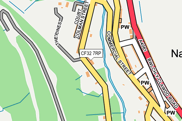 CF32 7RP map - OS OpenMap – Local (Ordnance Survey)