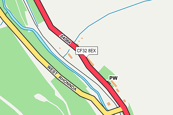 CF32 8EX map - OS OpenMap – Local (Ordnance Survey)